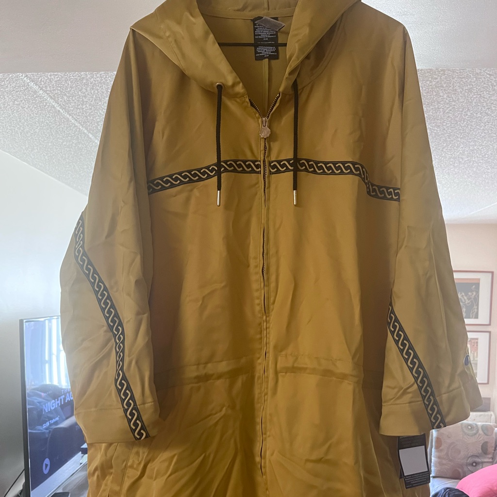 Champion X Muhammad Ali Golden Yellow Boxer Robe Hoodie- Men’s 2xl New W/ Tags